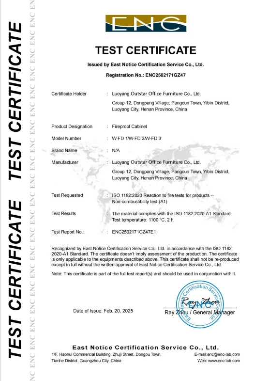 UL Fire Safety Certification UL Fire Safety Certification